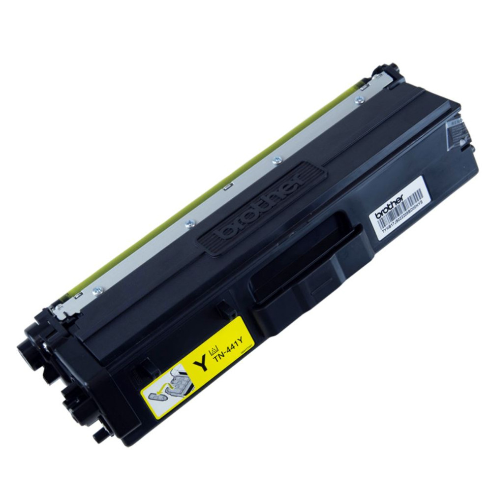 Brother TN-441Y Colour Laser Toner- Yellow Standard Cartridge- HL-L8260CDN/8360CDW MFC-L8690CDW/L8900CDW - 1,800 Pages - Image 1
