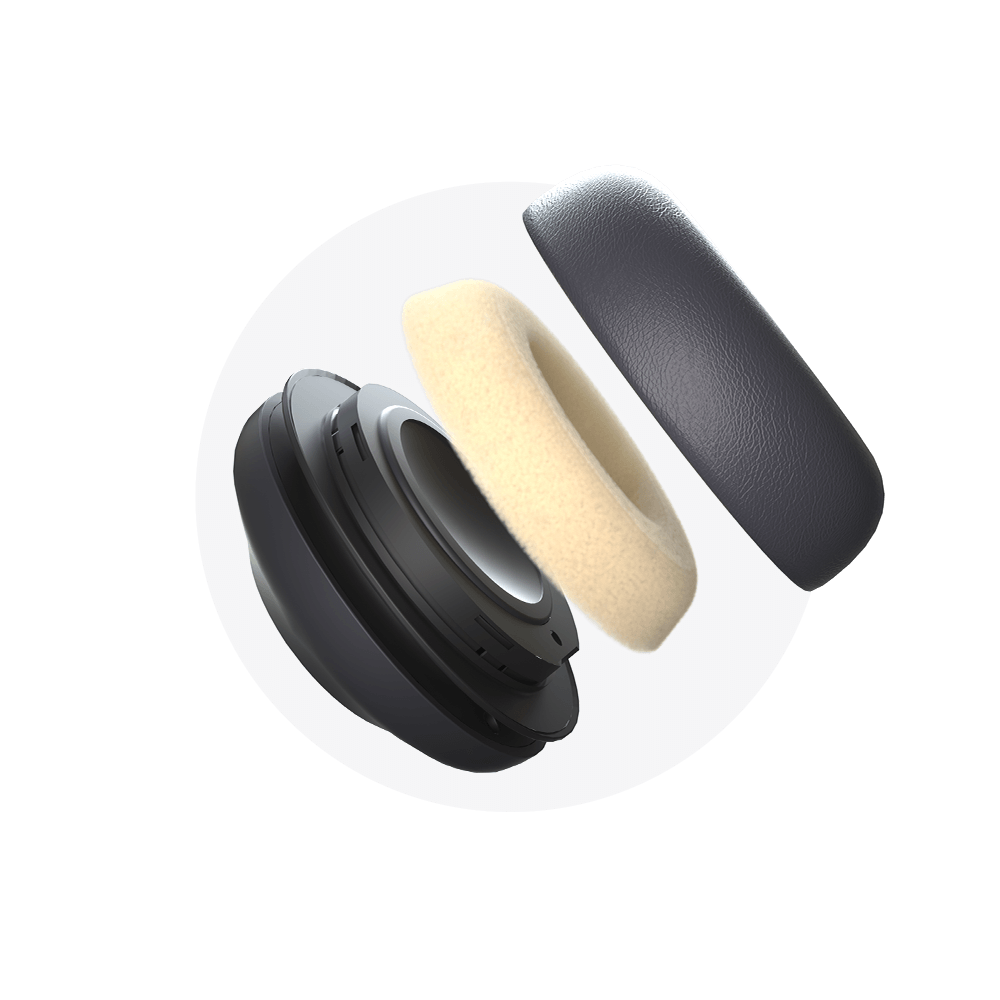 Yealink YHA-LEC-UH37-1 *LAST STOCK YHA LEC UH37 1 Replacement Ear Cushion for the UH37 Headset - 1 pair - Image 1