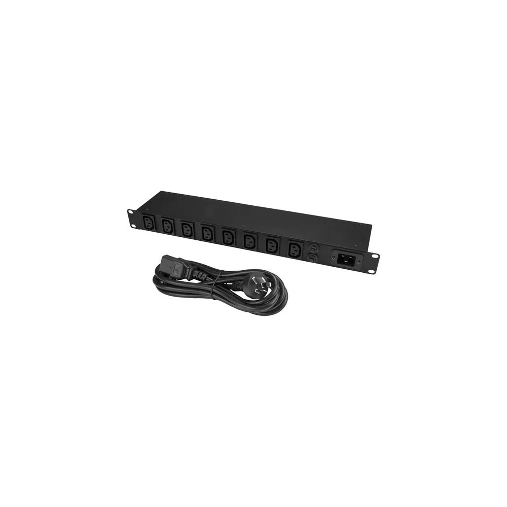 StarTech PDU08C13AU 8 PORT RACK-MOUNT PDU - C13 OUTLETS - 10FT POWER CORD - 16A 1U 2YR - Image 4