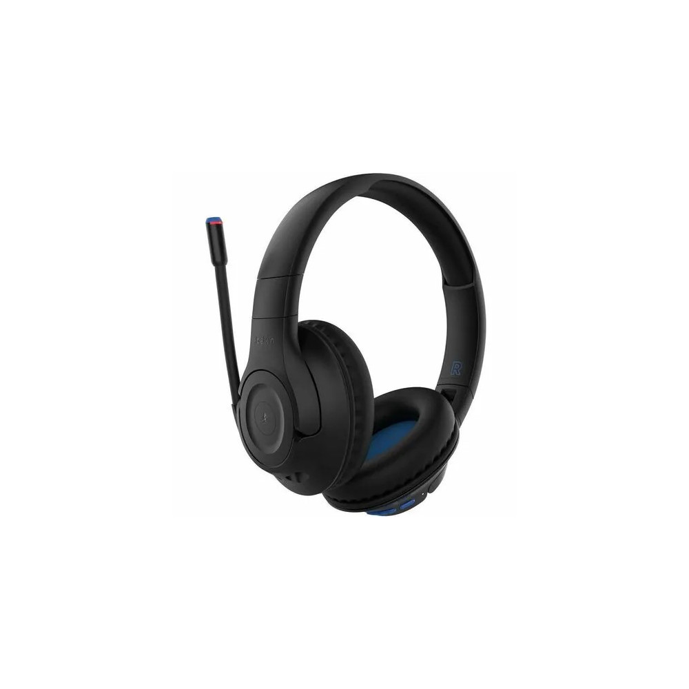 Belkin AUD006BTBLK SoundForm Inspire Wireless Over-Ear Headset for Kids - Black - Image 3