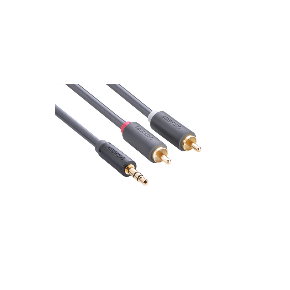 UGREEN 6957303815128 10512 3.5mm male to 2RCA male cable 3M - Image 1