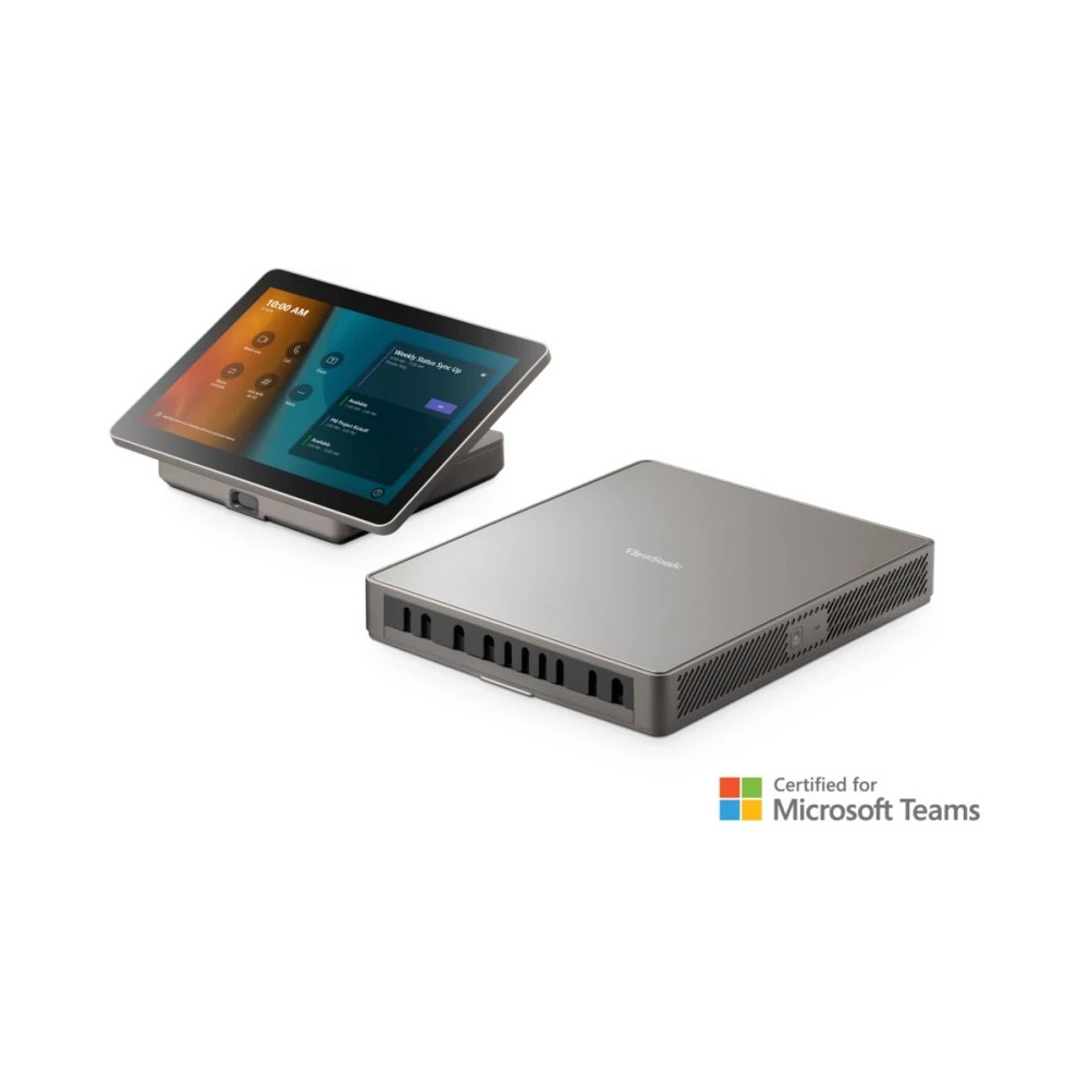 ViewSonic TRS10 Small and Medium Room MTR. Bundle for Microsoft Teams Rooms includes computing engine MPC310-W31-TU and touch console MRC1010-TN - Image 1