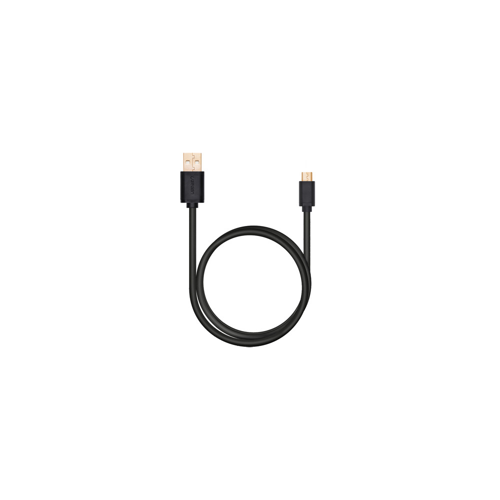 UGREEN 6957303818365 10836 Micro USB2.0 male to USB male cable Gold-plated 1M Black - Image 3