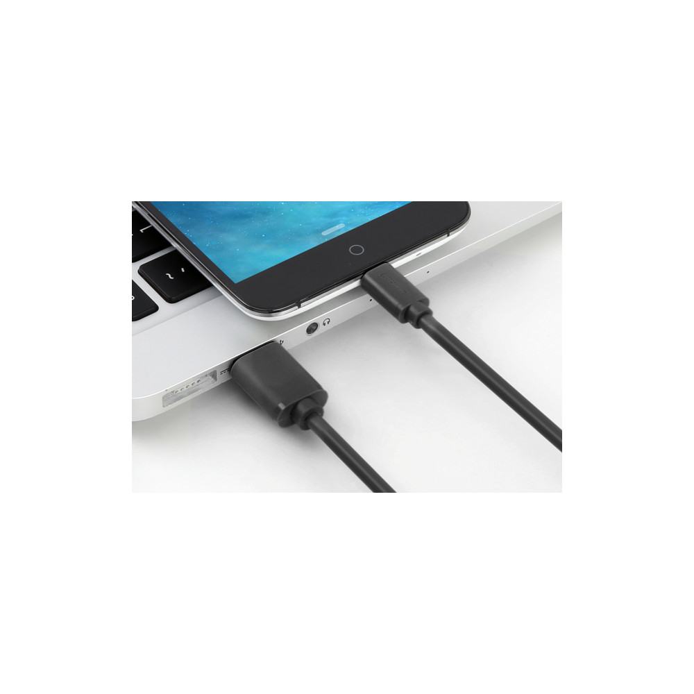 UGREEN 6957303818365 10836 Micro USB2.0 male to USB male cable Gold-plated 1M Black - Image 4