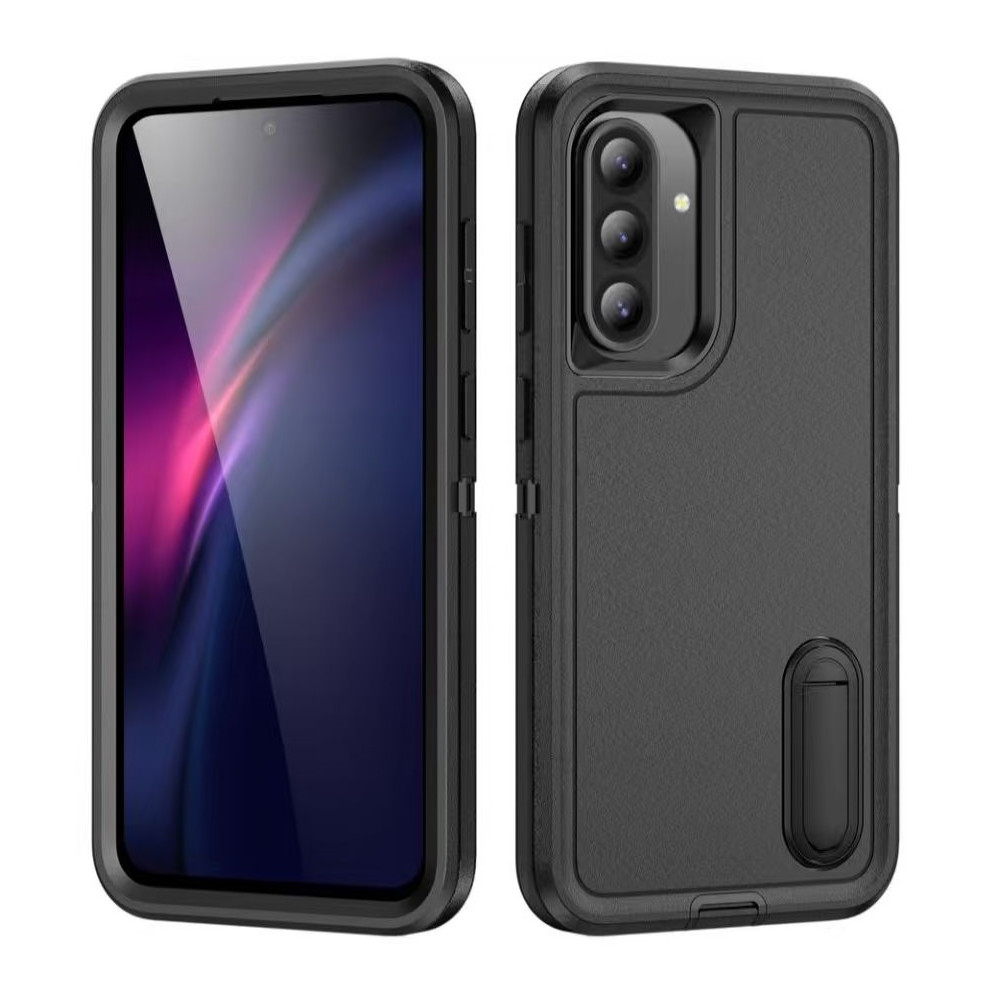 USP HDA36 Rugged Samsung Galaxy A36 5G (6.7') Case Black - No-Slip, Sleek, Ultimate Protection, Strong & Durable, Built-in-Kickstand, 5 Years Warranty - Image 1