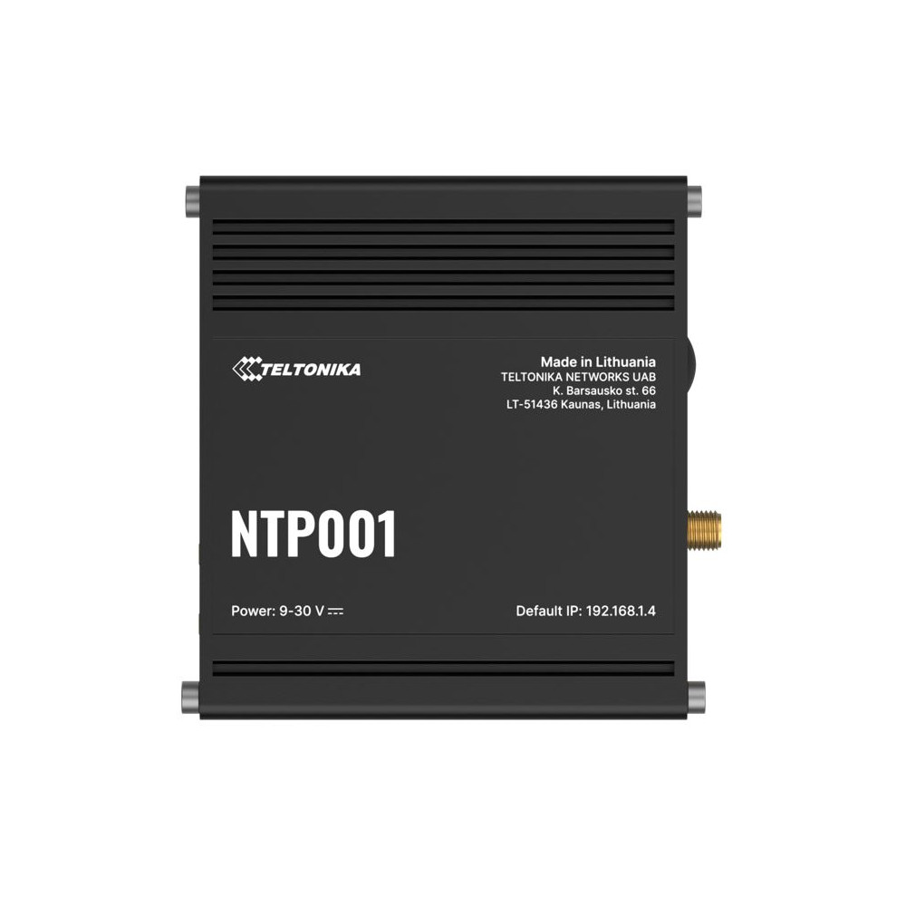 Teltonika NTP001000000 NTP001, Accurate & low-cost NTP server, Network Time Synchronization, GNSS capabilities, UTC-traceable time, Plug-and-play functionality - Image 1