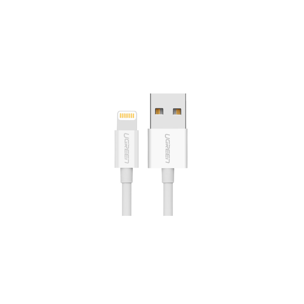 UGREEN 6957303827305 20730 USB lighting cable with ABS case 2M white - Image 1