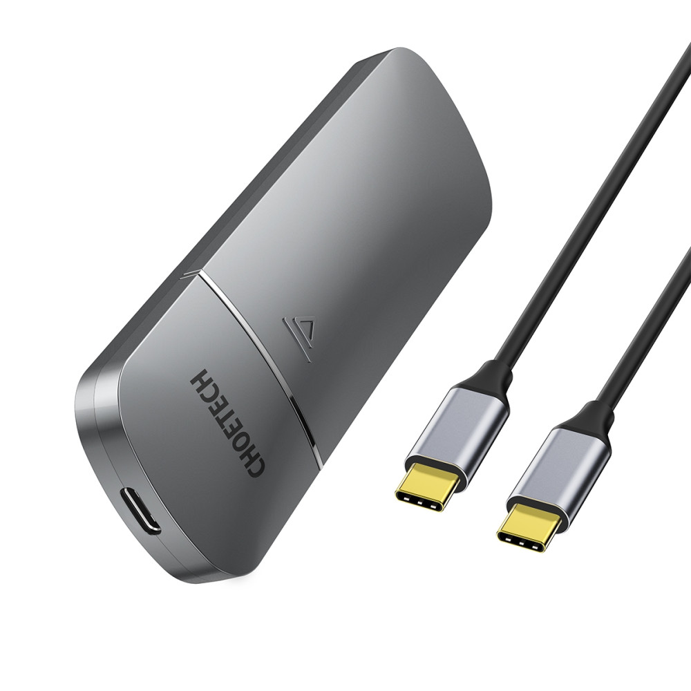 Choetech 6971824975246 PC-HDE16 USB-C Gen2 to NVMe M.2 SSD Enclosure (10Gbps) - Image 1