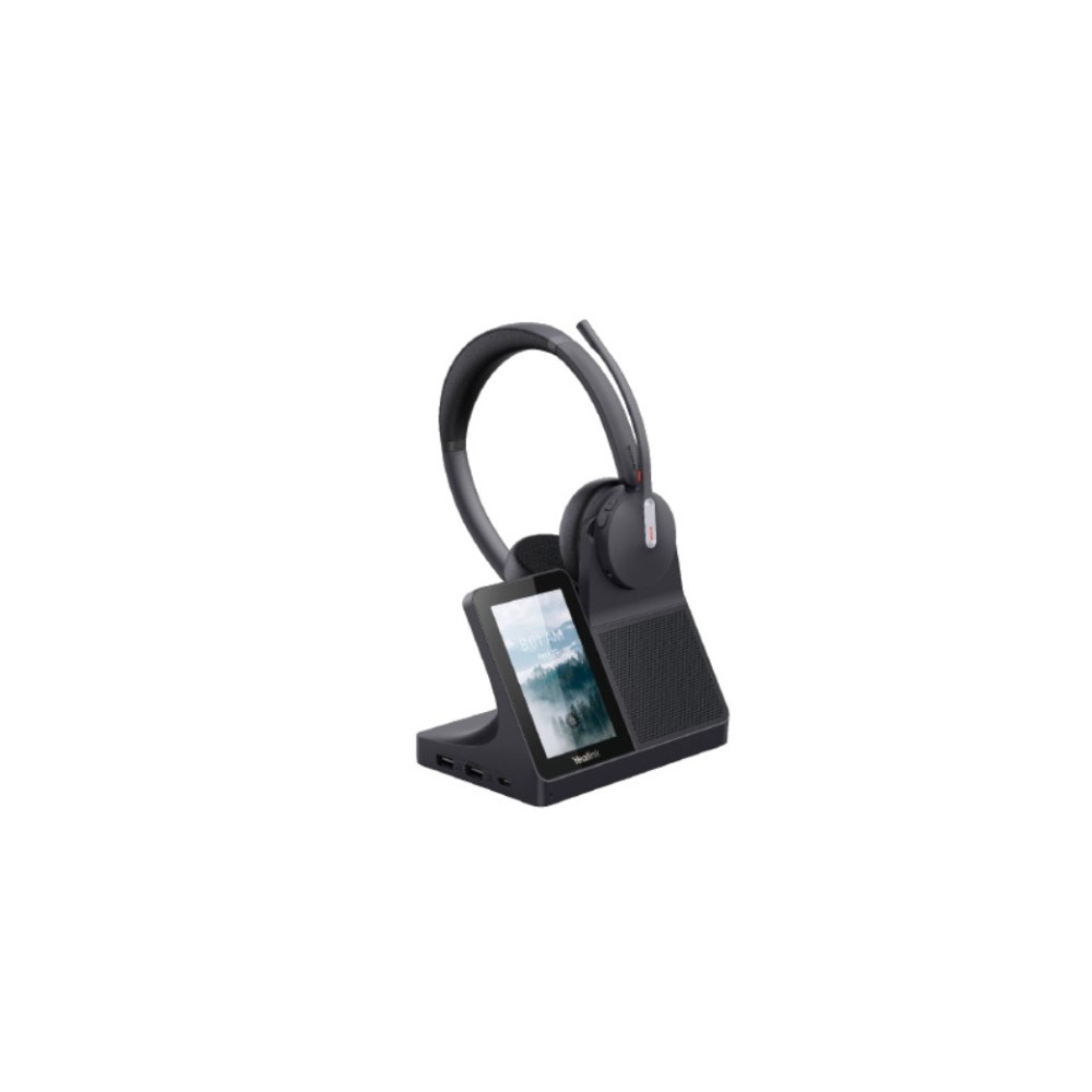 Yealink WH64-D-WS WH64 Dual Workstation, WH64 Workstation is an industry-leading DECT wireless headset with dual/single-ear options for seamless desktop - Image 1