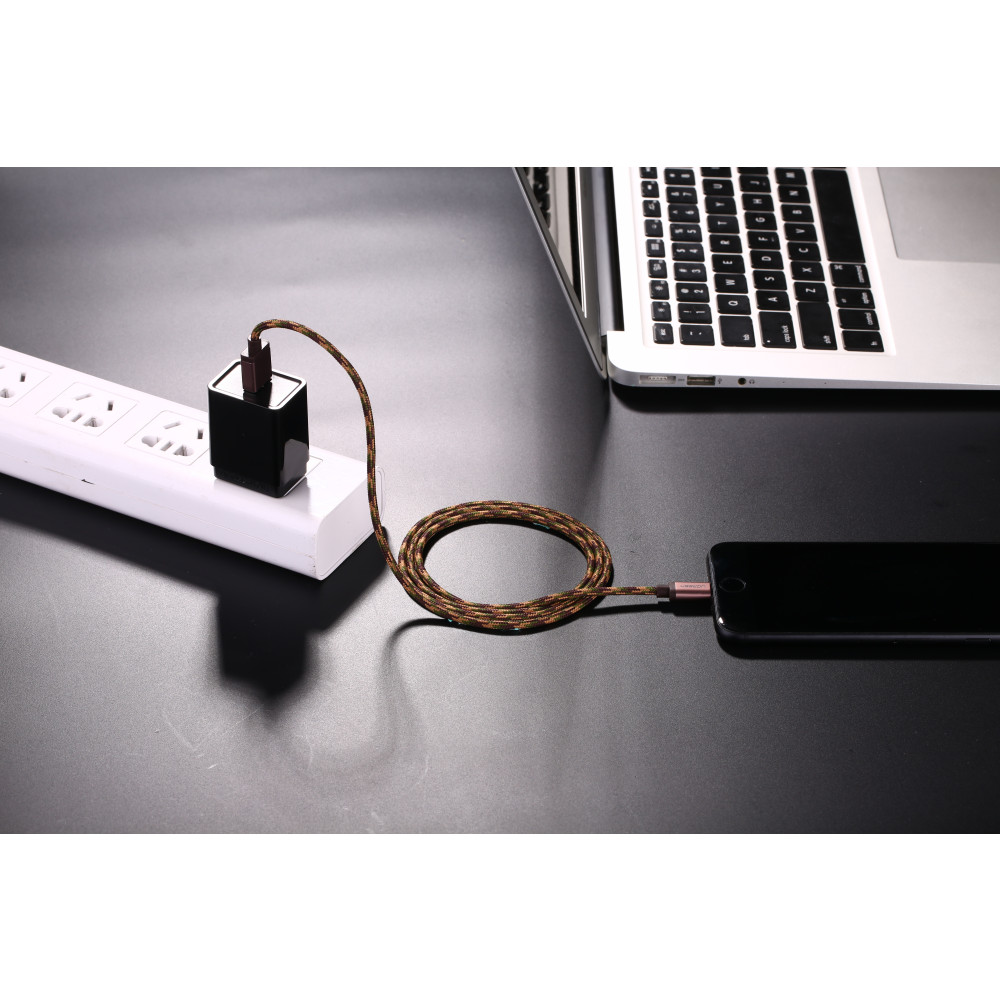 UGREEN 6957303846894 40689 Lightning to USB Charging Cable 1M Dark Brown - Image 2