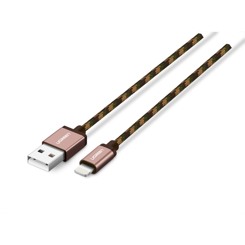 UGREEN 6957303846894 40689 Lightning to USB Charging Cable 1M Dark Brown - Image 3