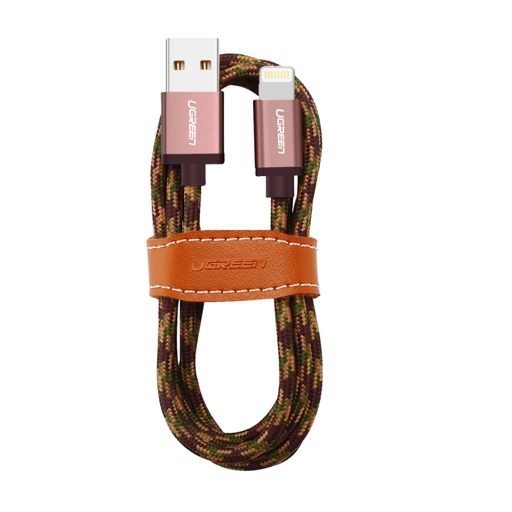 UGREEN 6957303846894 40689 Lightning to USB Charging Cable 1M Dark Brown - Image 4