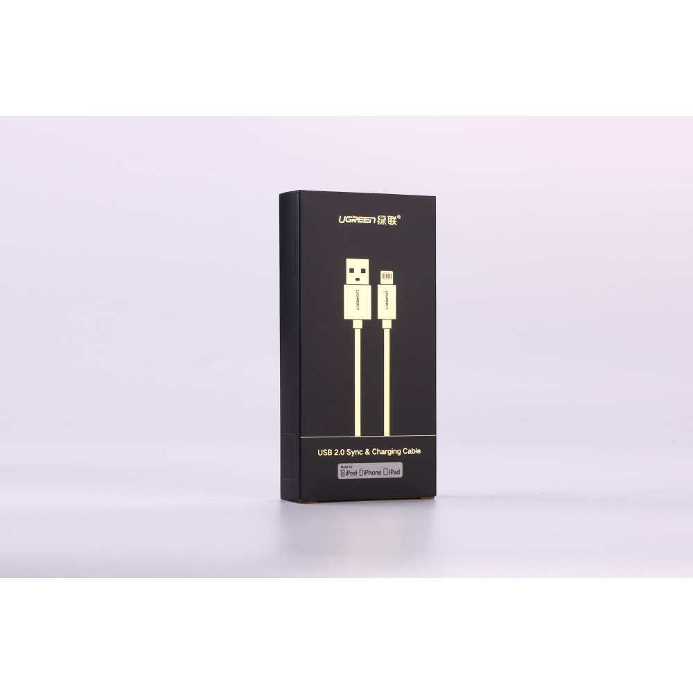 UGREEN 6957303846894 40689 Lightning to USB Charging Cable 1M Dark Brown - Image 5