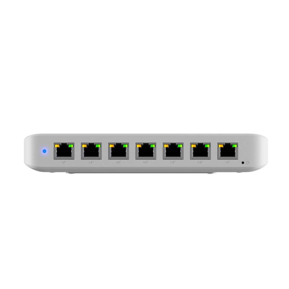 Ubiquiti USW-ULTRA-60W UniFi SWITCH ULTRA 60W, 8 GbE PORT (7 PoE+; 1 PoE++), LAYER 2, COMPACT, 1YR - Image 1