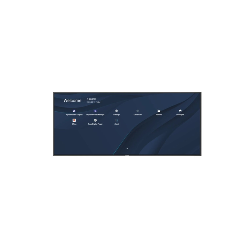 ViewSonic CDE105UW 105' 5K Presentation Display, Ultrawide Wireless presentation USB-C, Pro AV 2024 3 Years Advance Replacement, VESA 800 x 600 ProAV - Image 1