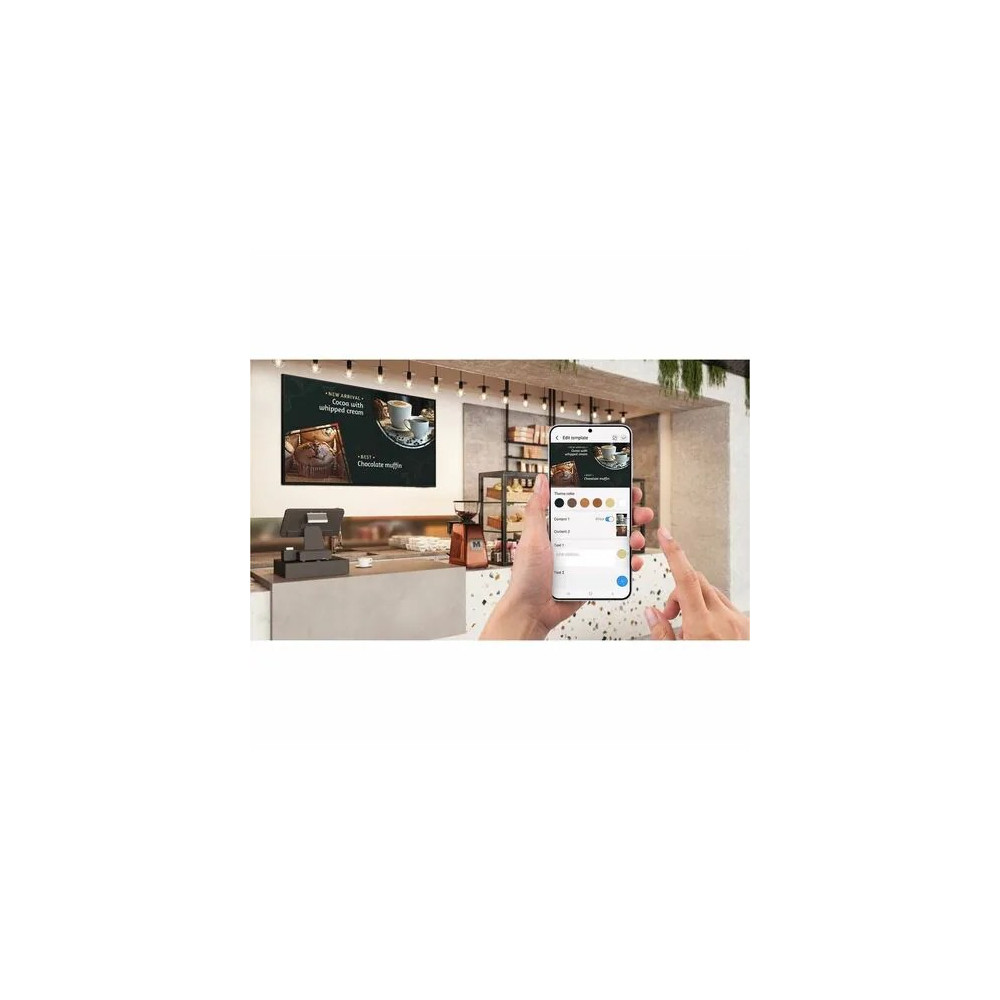 Samsung LH75BEFHVGWXXY BE75FX-H 75" LCD Digital Signage Display - 16 Hours/ 7 Days Operation - High Dynamic Range (HDR) - 3840 x 2160 - 2160p - USB - HDMIWireless LAN - Bluetooth - Ethernet - Tizen - Black, Titan Gray