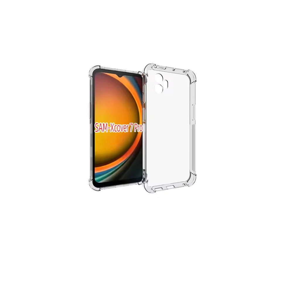USP CASECJCXCOVER7P Samsung Galaxy Xcover7 Pro (6.6') Jelly Clear Case - Shockproof, DropProof, Tough Gel, Flexibilty, Extra Grip, 5 Years Warranty - Image 1
