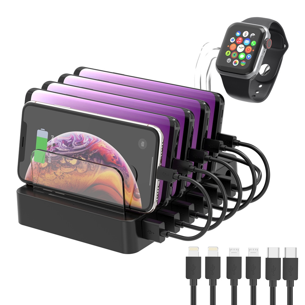 Choetech 6971824976991 Q3008 6-Port + QC 3.0 Multiple Device Charging station, best for school & Office - Image 4