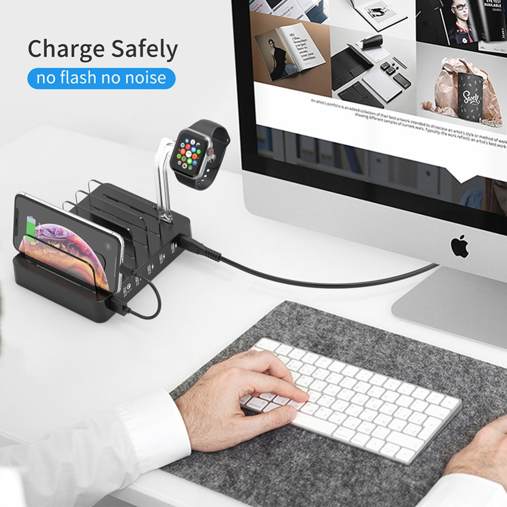 Choetech 6971824976991 Q3008 6-Port + QC 3.0 Multiple Device Charging station, best for school & Office - Image 8