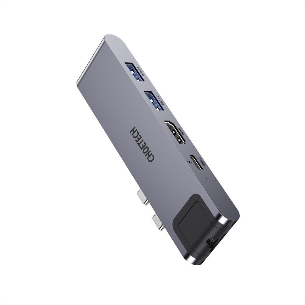 Choetech 6971824976878 HUB-M24 USB-C 7 in 2 Multifunction Adapter - Image 2