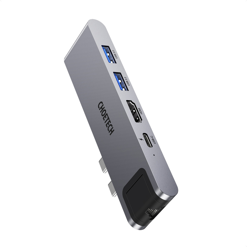 Choetech 6971824976878 HUB-M24 USB-C 7 in 2 Multifunction Adapter - Image 4