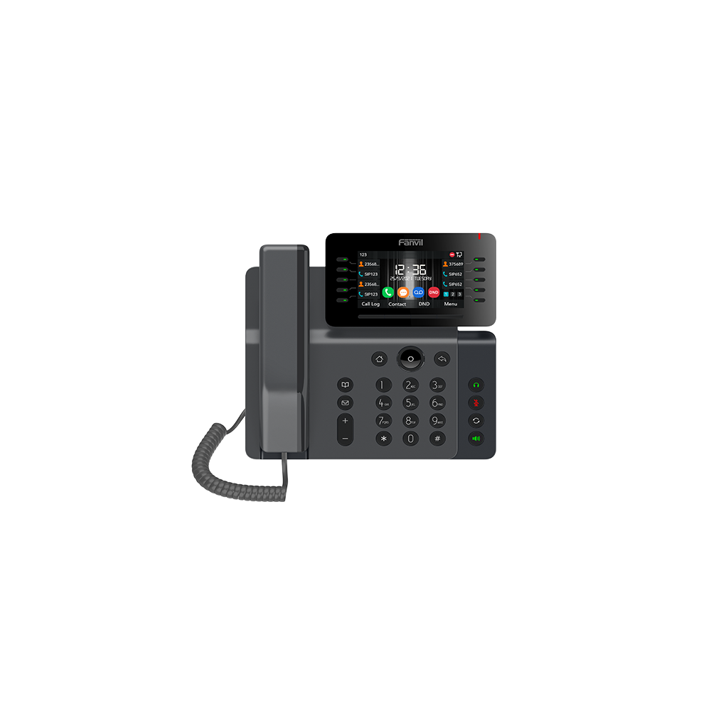Fanvil V65 Prime Business Phone, 4.3' Adjustable Screen, built-in BT and Wi-Fi, 20 Lines, 45 DSS Keys, HD Voice Quality, SBC Ready, 2 Years WTY - Image 1