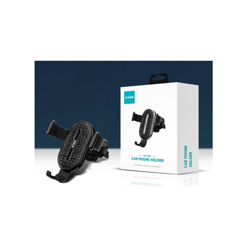 KIVEE 6941256100387 UC08 Gravity Phone holder for Car / Van - Black - Image 6