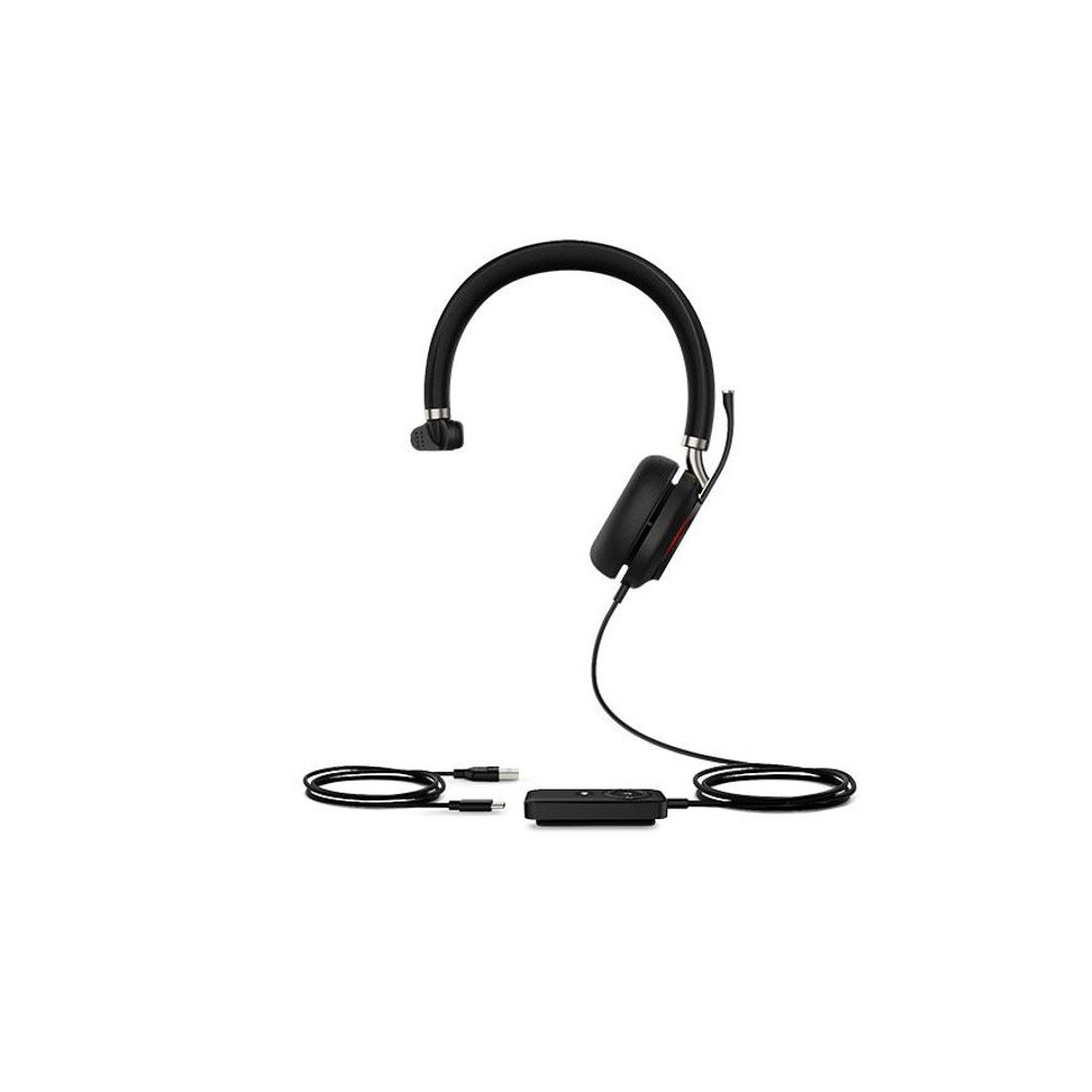 Yealink UH38-M-UC-C UH38 Mono USB and Bluetooth Headset, USB-C, UC Call Controller, Dual Noise-Canceling Mics, Busy Light, Microsoft Teams & UC Certified, EOL - Image 1