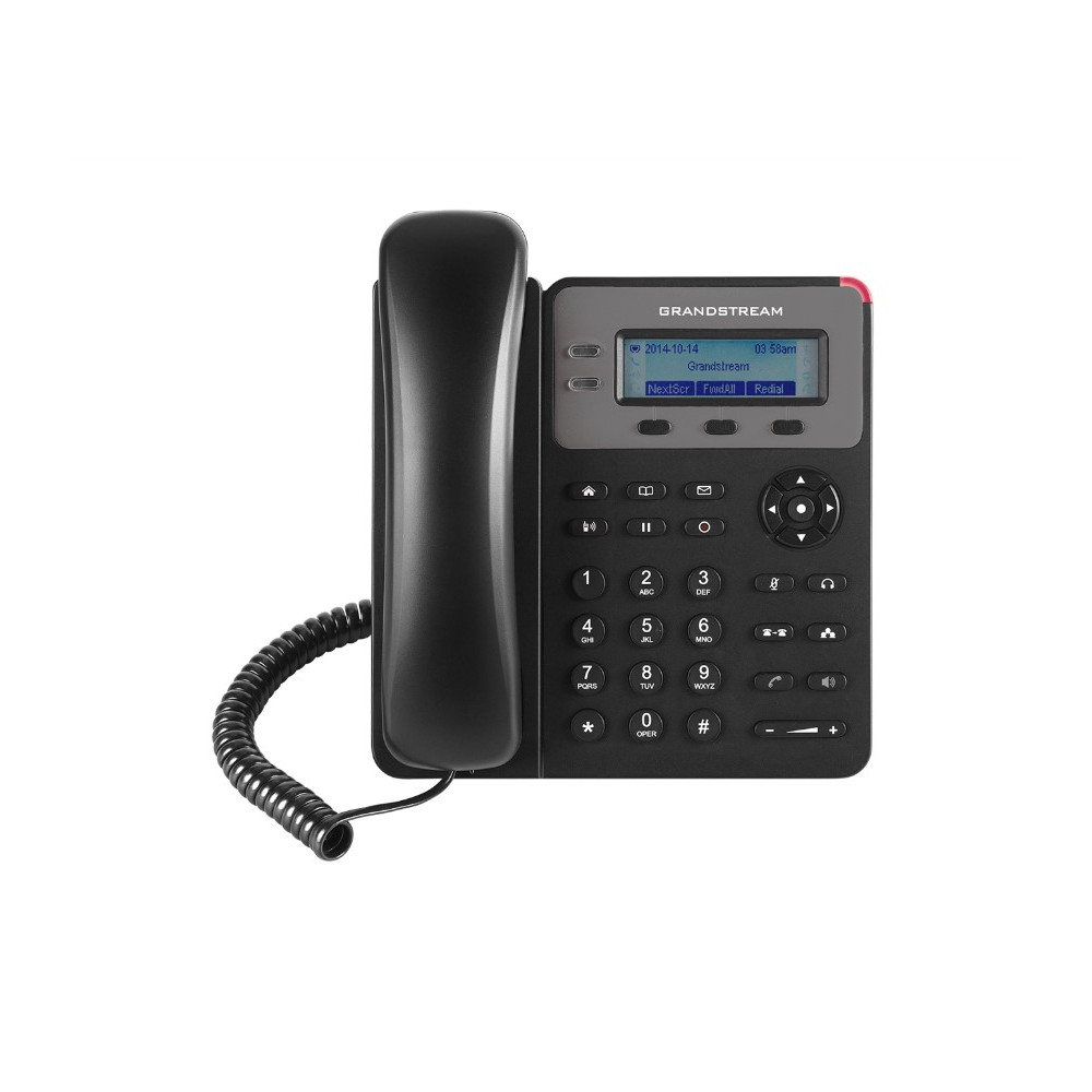Grandstream GXP1610P 1 Line IP Phone, 1 SIP Account, PoE, no PSU, 2 Call Appearances, 3-Way Voice Conferencing, 132x48 2.95'' LCD screen - Image 1