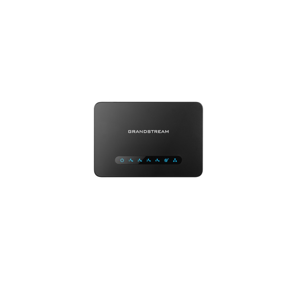 Grandstream HT814-V2 HT814 FXS ATA, 4 Port Voip Gateway, Dual GbE Network, Supports 2 SIP, built-in NAT router TLS and SRTP security, Supports 3-way voice - Image 1