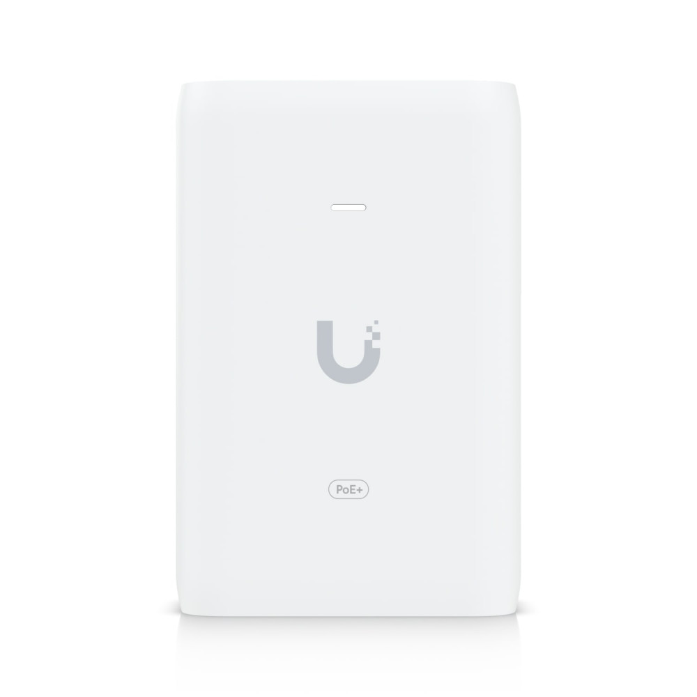 Ubiquiti U-POE+ POE+ ADAPTER, 802.3A T, 30W POE+ POWER, FOR U6 AP (U6-LR, U6-LITE & U6-PRO), 1YR - Image 1