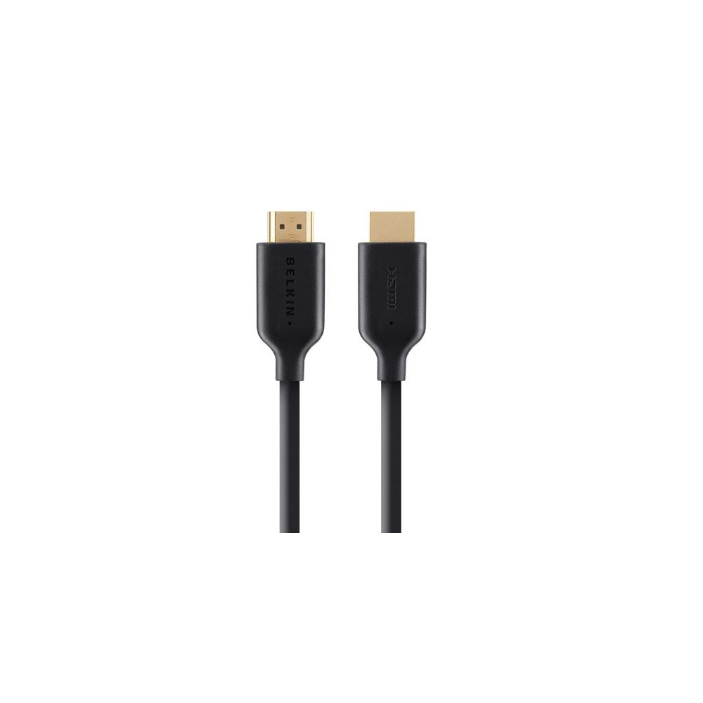Belkin F3Y021BT1M High Speed HDMI Cable With Ethernet (1M) - Black, Ultra HD 4K & 1080p Support,120Hz, 3D Compatible,10.2 Bandwidth, 2 Years Warranty - Image 1