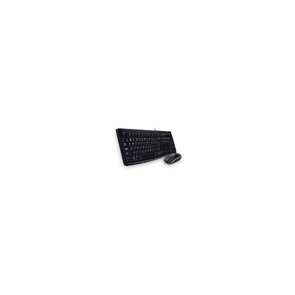 Logitech 920-002586 MK120 Keyboard & Mouse Combo Quiet typing and Spill resistant High-definition optical tracking Thin profile 3yr wty - Image 1