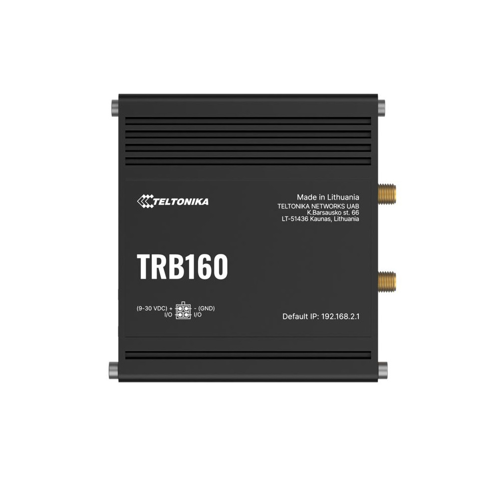 Teltonika TRB160100200 TRB160 4G LTE CAT 6 IoT Gateway, Ultra-Small, Lightweight, Energy-Efficient, Cellular Speeds of up to 300 Mbps, USB Type-C, PSU included - Image 1
