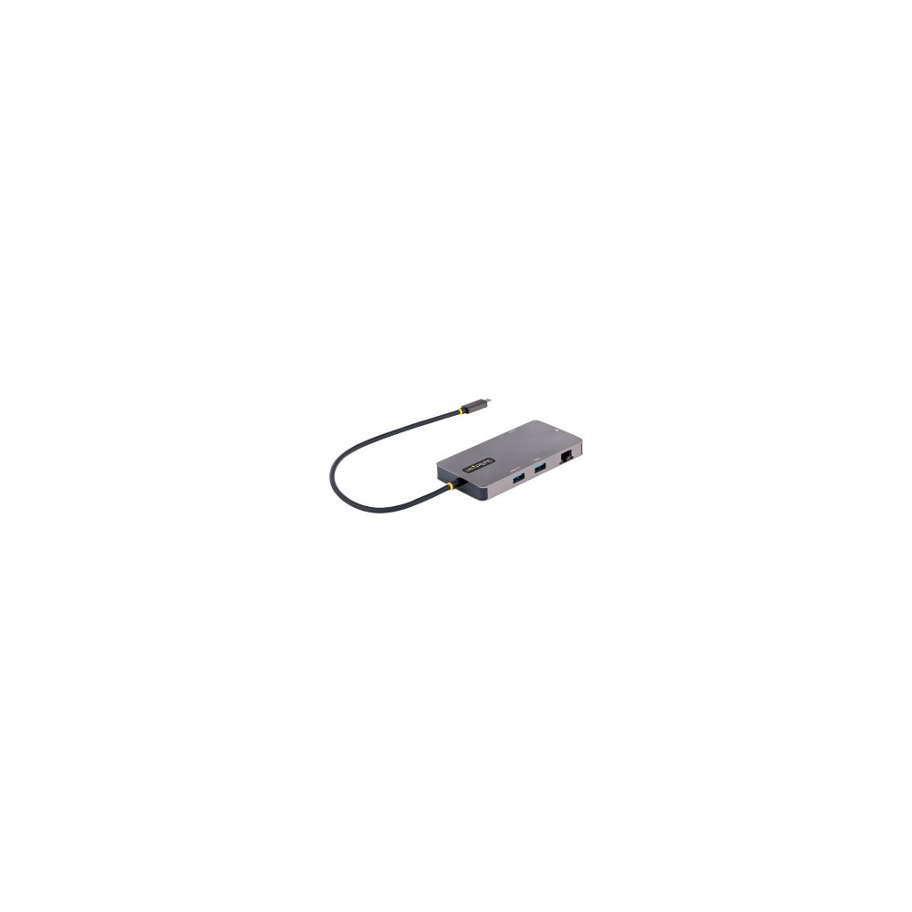 StarTech 120B-USBC-MULTIPORT USB C Multiport Adapter, Dual HDMI, 4K 60Hz, 2x 5Gbps USB-A Hub, 100W Power Delivery, GbE, SD/MicroSD, USB C Mini Dock - USB C Multiport Adapter w/dual 4K60Hz HDMI 2.0b HDR video via DP 1.4/DSC, MST (4K60 GPU depende - Image 6
