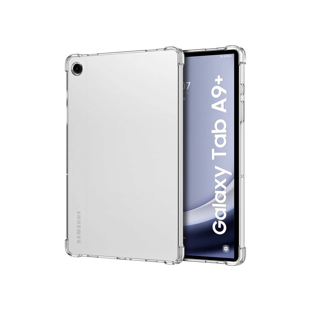 USP HDCSAICA9P Samsung Galaxy Tab A9+ (11') Clear Case - Slim Design, ShockProof, Camera Protection, Perfect-Fit, Tough & Durable,5 Years Warranty - Image 1