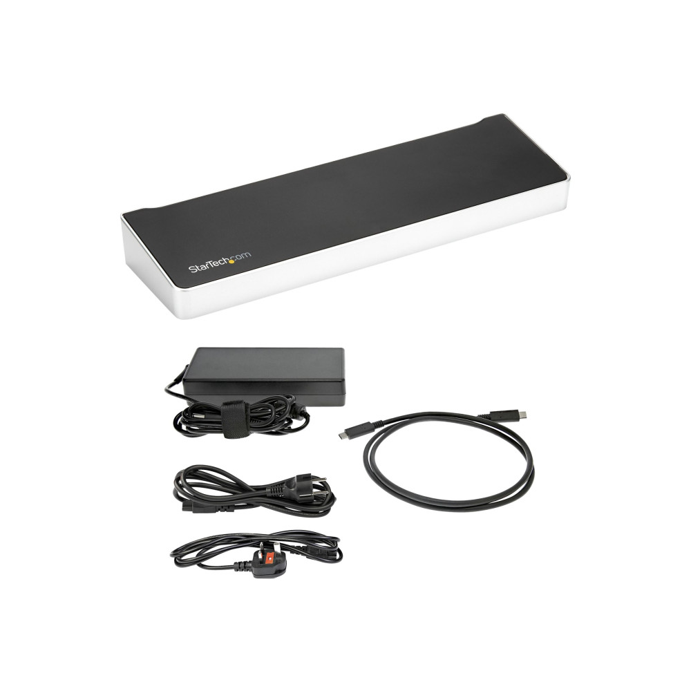 StarTech DK30CH2DPPD USB-C 4K DOCK, TRIPLE DISLAY, DP(2), HDMI, USB-C 60W PD, USB(4), AC, 3YR - Image 2