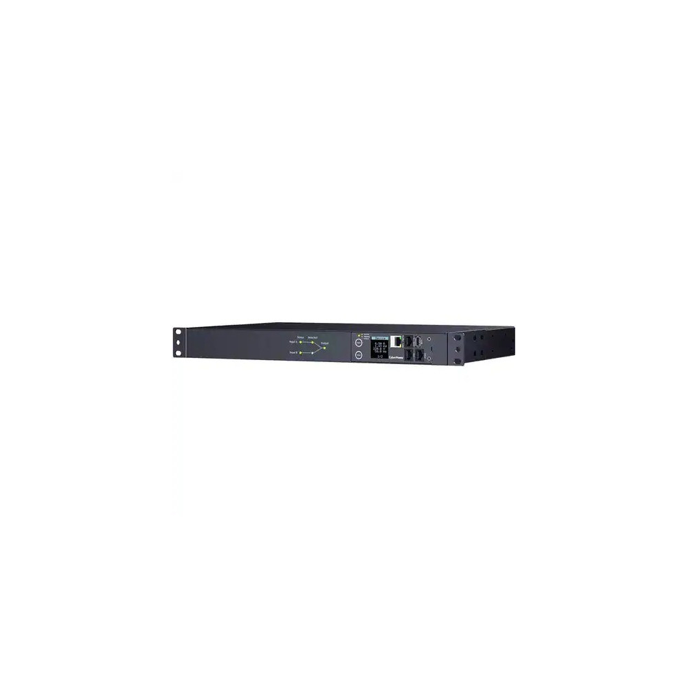 CyberPower PDU44004 1U Switched Auto Transfer Switch 10Amp input/output- -SNMP Network Connection - 12x IEC C13 out - IEC 320 C14*2 in - 2 Yr WTY - Image 3