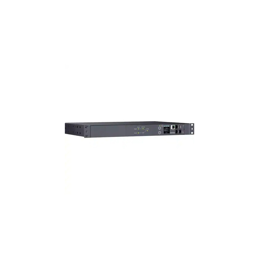 CyberPower PDU44004 1U Switched Auto Transfer Switch 10Amp input/output- -SNMP Network Connection - 12x IEC C13 out - IEC 320 C14*2 in - 2 Yr WTY - Image 4