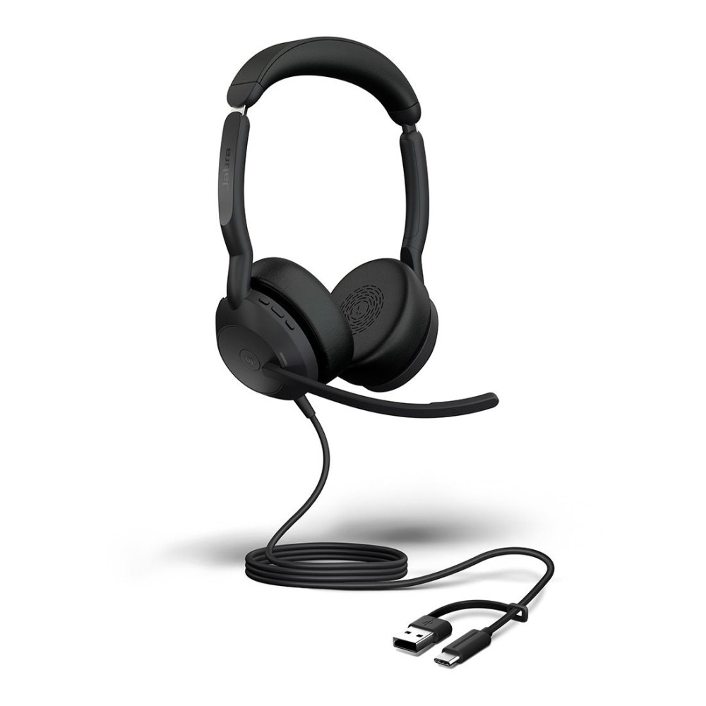 Jabra 25089-999-799 CORDED EVOLVE2 50 MS STEREO ANC HEADSET, USB-C/A WITH BLUETOOTH (REQ USB CONNECTION) - Image 1