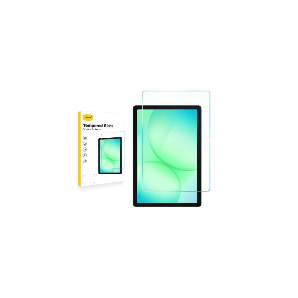 USP SPP2DTABS9 Samsung Galaxy Tab S11 / Tab S10 Lite / Tab S10 FE / Tab S9 FE / Tab S9 / Tab S8 / Tab S7 (10.9') Premium Armor Tempered Glass Clear - Image 1