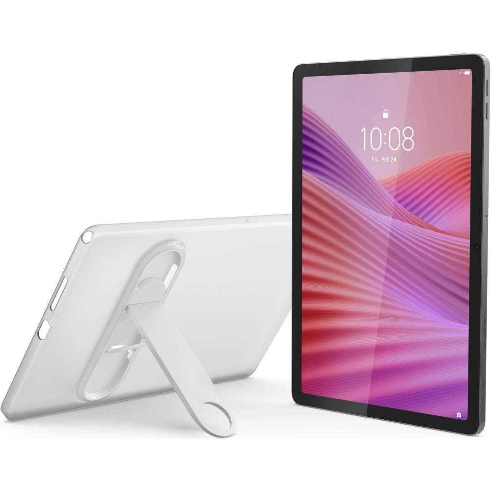 Lenovo ZAEJ0157AU Tab 10.1' LTE 4GB/128GB With Clear Case - Luna Grey *AU STOCK*, FHD+, 8MP/5MP, Android, 5100mAh, 1 Year Warranty - Image 1
