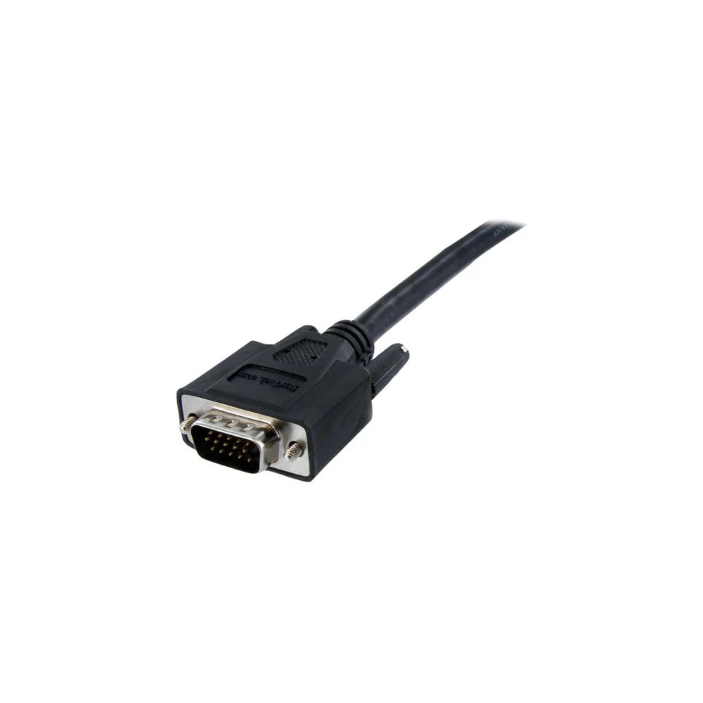 StarTech DVIVGAMM2M 2m DVI to VGA Display Monitor Cable - DVI to VGA (15 Pin) - 2 Meter DVI-A to VGA Analog Video Cable Male to Male - Connect a VGA display to a PC or Mac with a DVI Analog Video Card - dvi male to vga male cable - dvi to vga mo - Image 2