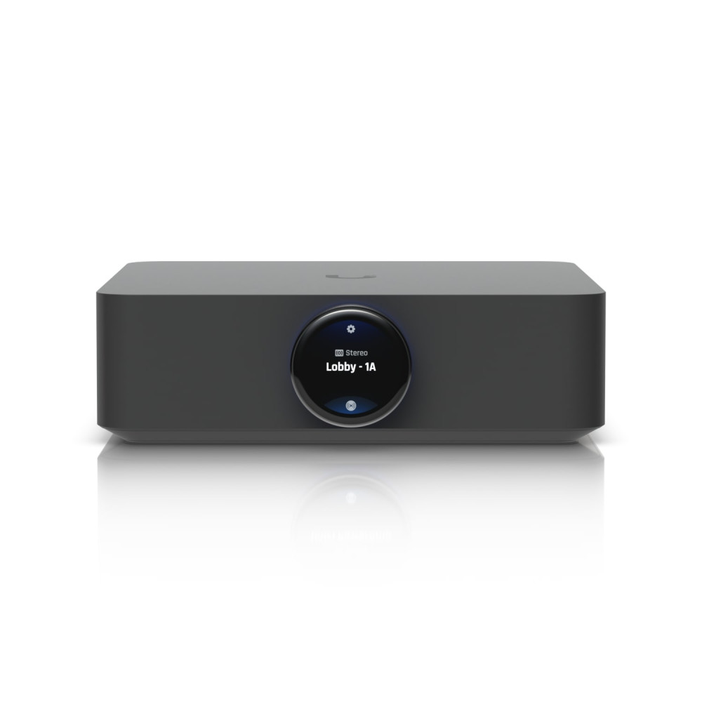 Ubiquiti UPL-AMP-B PowerAmp,Black,Premium Speaker Amplifier Designed For High-fidelity Multi-zone Audio Streaming & Immersive Spatial Sound Experiences - Image 1