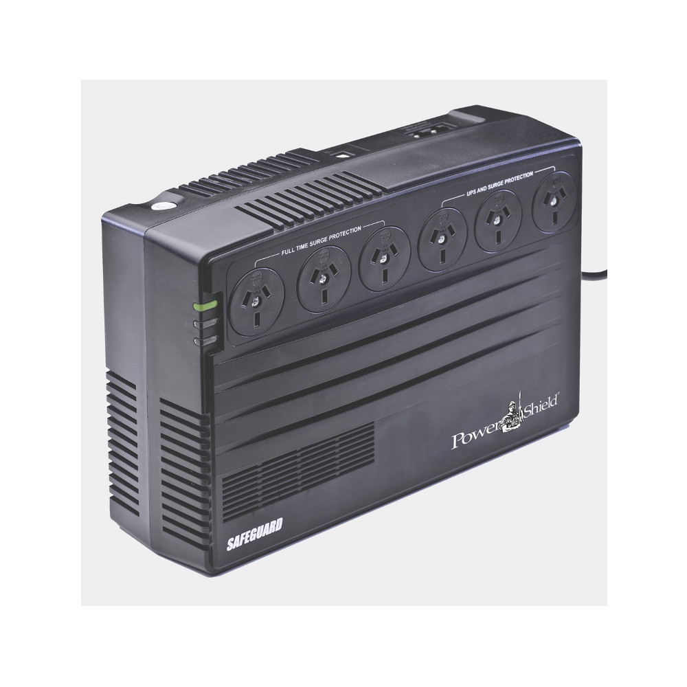 PowerShield PSG750 SafeGuard 750VA/450W Line Interactive UPS, AVR, surge protection, 6 AUS sockets, wall mountable, 2-year warranty - Image 1