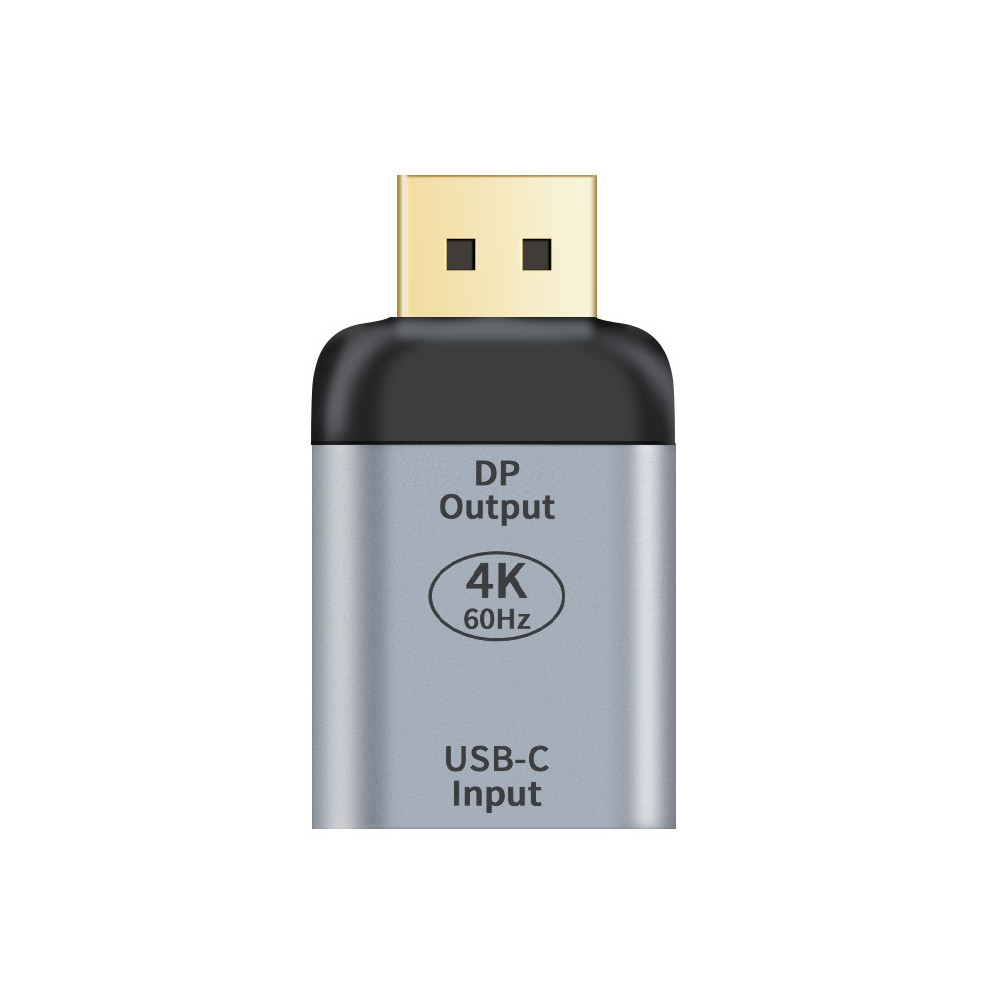 Astrotek AT-DPUSBC-MF USB-C to DP DisplayPort Female to Male Adapter support 4K@60Hz Aluminum shell Gold plating for Windows Android Mac OS - Image 1