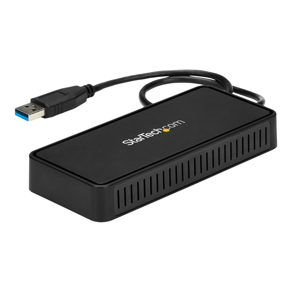StarTech USBA2DPGB USB 3.0 MINI 4K DOCK, DUAL DISPLAY, DP(2), RJ45, USB POWERED, 3YR - Image 2