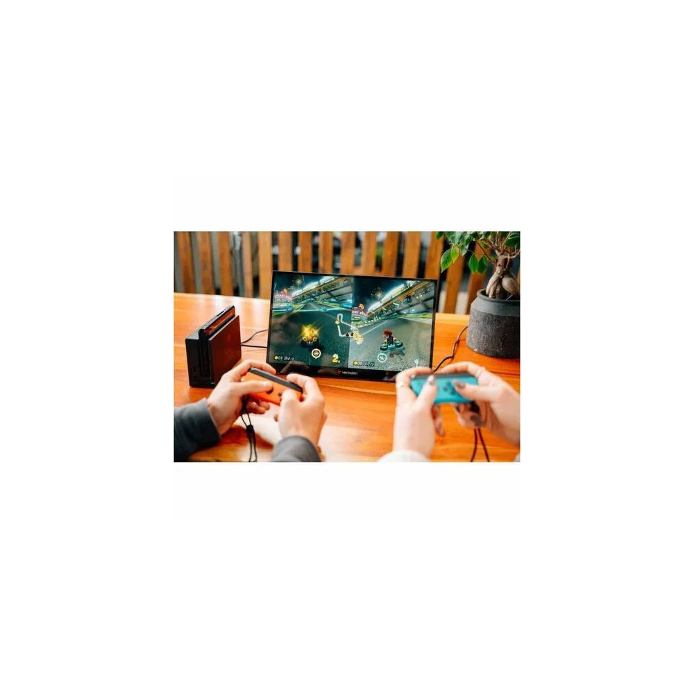 Verbatim 32405 LIGHT 14" Class LCD Touchscreen Monitor - 16:9 - 10 ms - 14" Viewable - Capacitive - 10 Point(s) Multi-touch Screen - 1920 x 1080 - Full HD - In-plane Switching (IPS) Technology - 250 cd/m² - Speakers - HDMI - USB - USB Type-C - Image 13