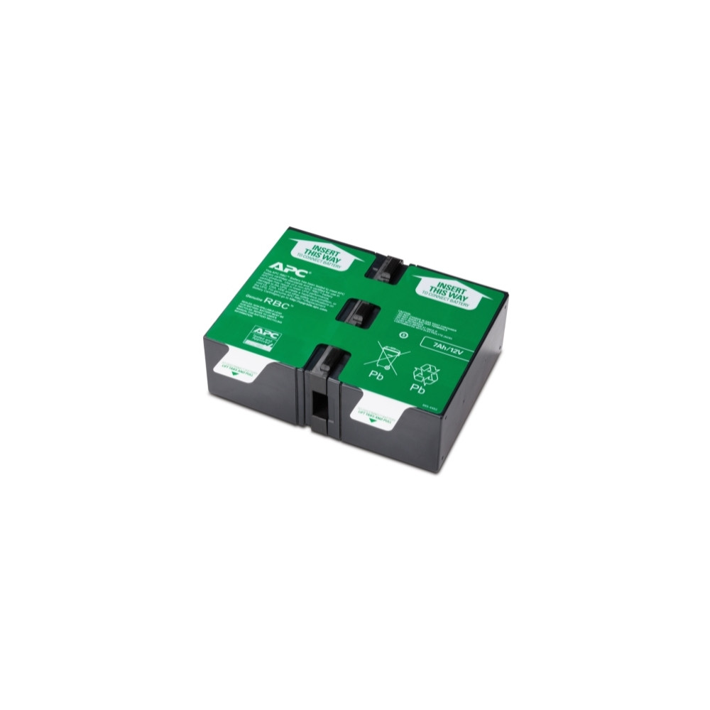 APC APCRBC123 Replacement Battery Cartridge, VRLA battery, 7Ah, 24VDC, 2-year warranty - Image 1