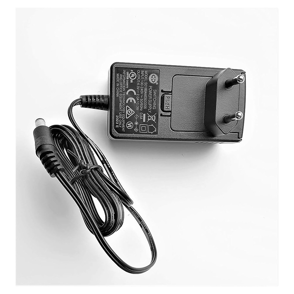 Snom 10W PSU EU 00004570 10W Power Adapter/Inverter Indoor, Black, PSU For All The Desk Telephones, Suitable for EU/UK&AU plug *(please check AU 4611 clips) - Image 1